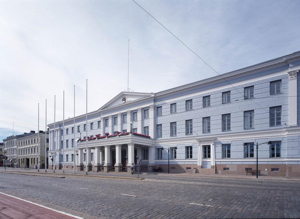 Helsingin kaupungintalon julkisivu
