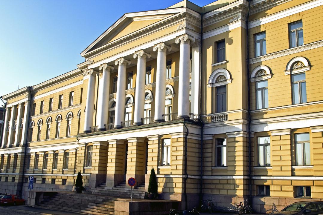 Helsingfors universitets huvudbyggnad.